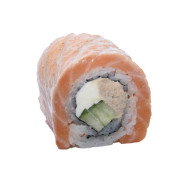 Produit Enroulé de Saumon Flambé,Thon micuit, Cheese, Concombre (8 pièces)
