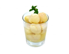 Produit Lychee au sirops de fruits rouges