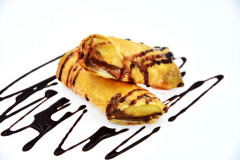 Produit Nem banane et chocolat (2 pièces)