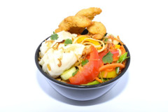 Produit Nouilles Udon Poulet Pané + 3 Gyoza Poulet (sauce Teriyaki épicé)