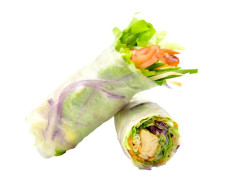 Produit Rouleaux d'été crevette et poulet rôti