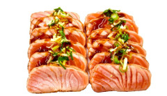 Produit Sashimi saumon mariné grillé (12 pièces)