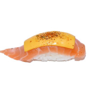 Produit Sushi saumon cheddar fondu (2 pièces)
