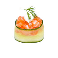 Produit Sushi tartare de saumon cheese (2 pièces)